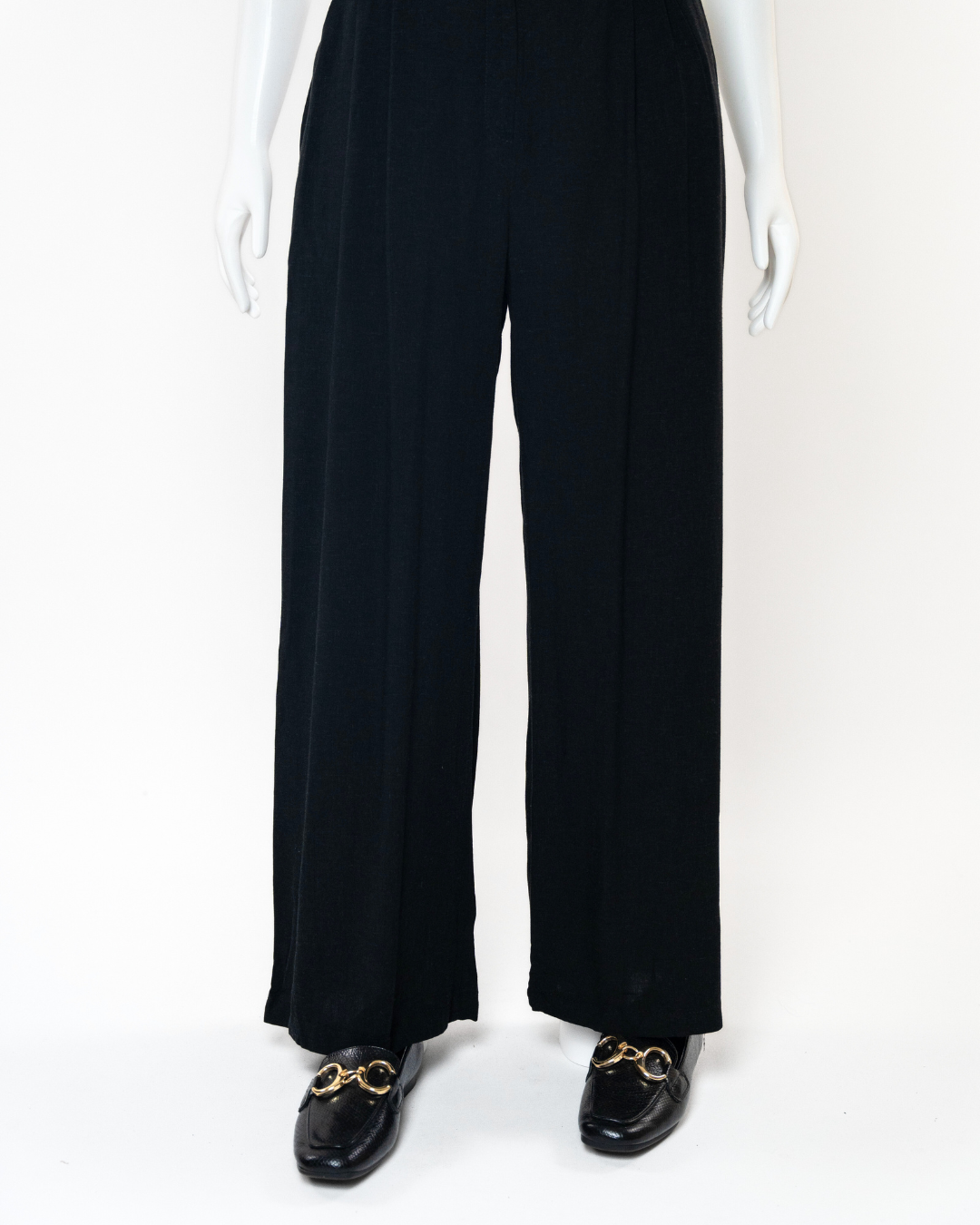 URBAN - LINEN - BLACK PEPPER - TROUSERS
