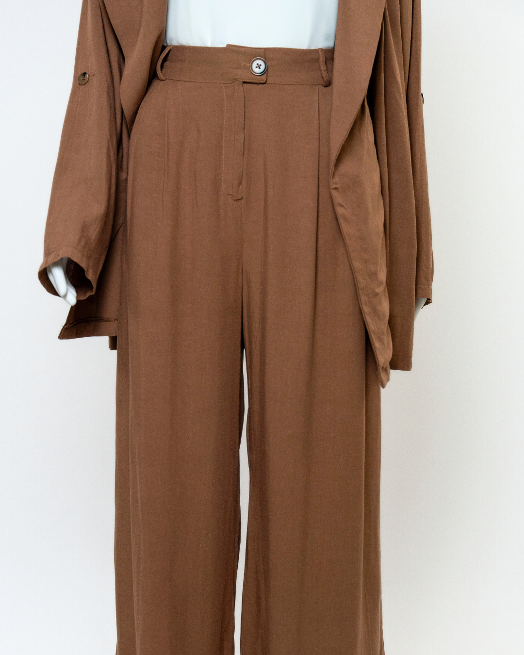 URBAN - LINEN - CINNAMON - TROUSERS