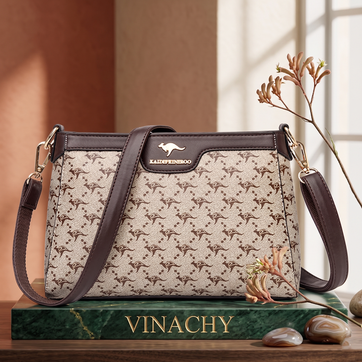 Women’s Printed Top-Handle Shoulder Bag | حقيبة نسائية مطبوعة بيد علوية