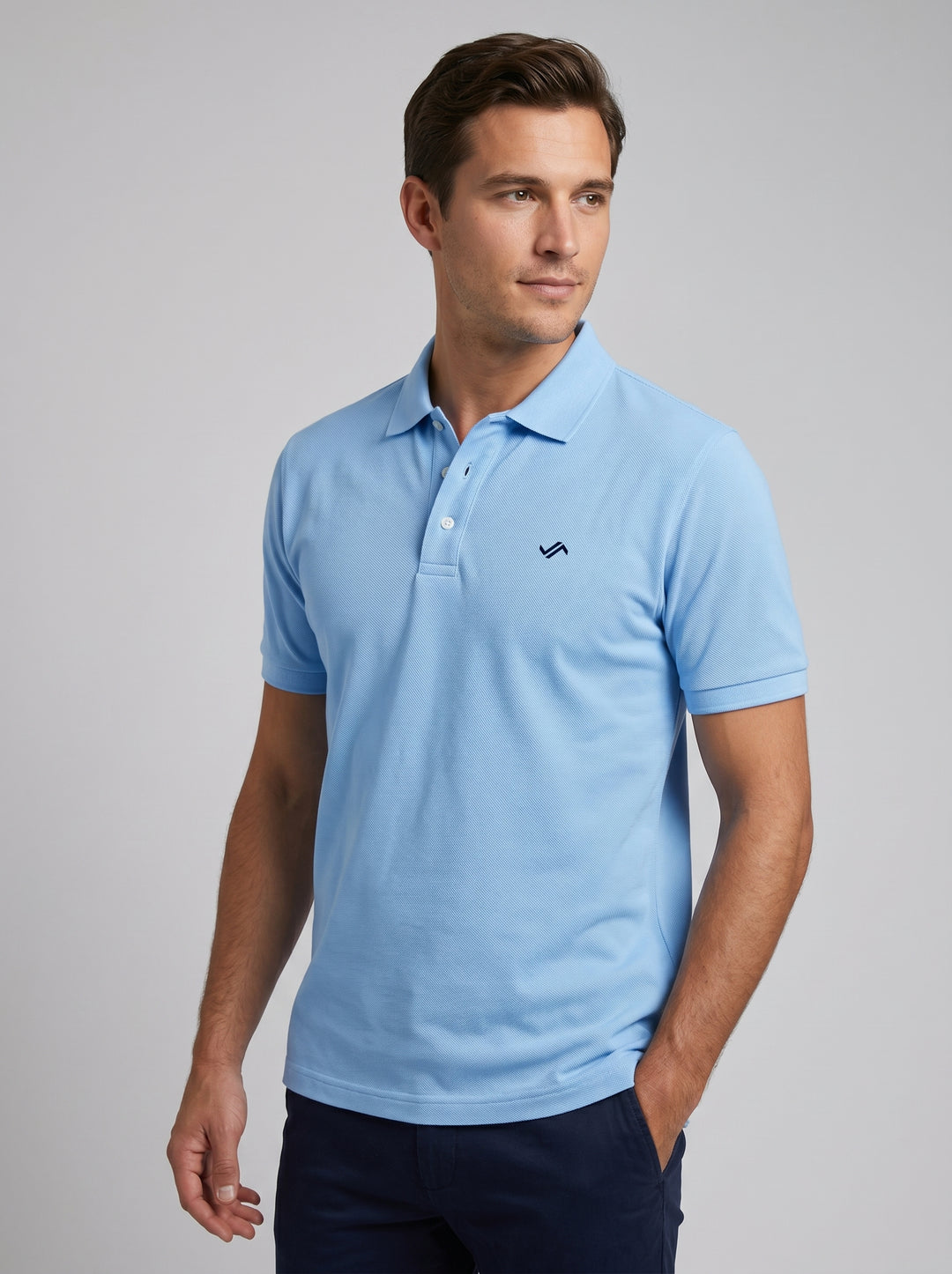 Men’s Premium Cotton Polo Shirt | بولو رجالي قطني فاخر