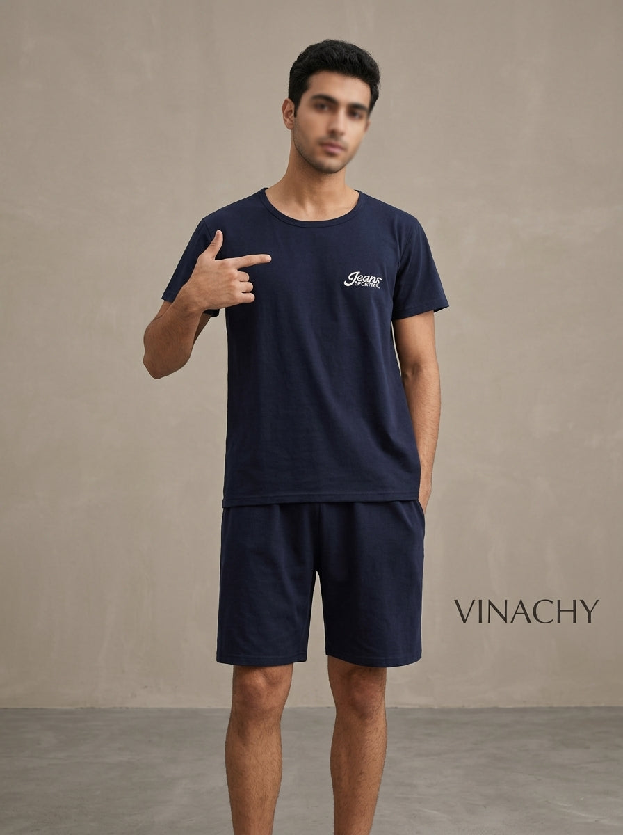 Men’s Cotton Pajamas Set | Casual Comfortable Sleepwear