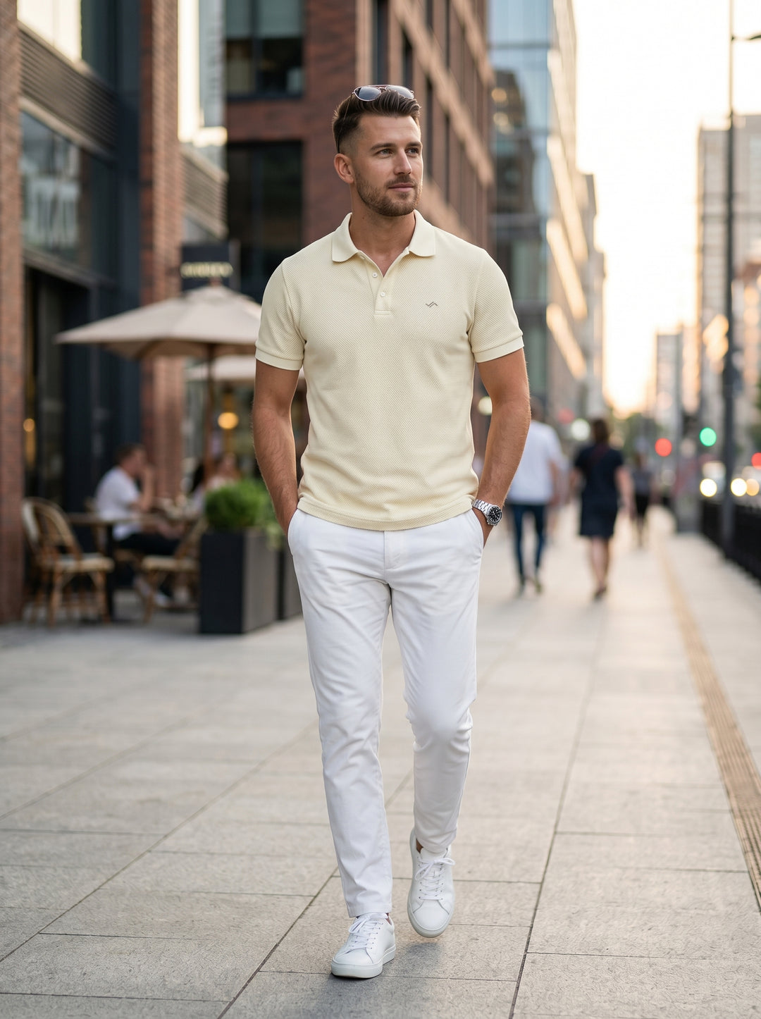 Men’s Premium Cotton Polo Shirt | بولو رجالي قطني فاخر