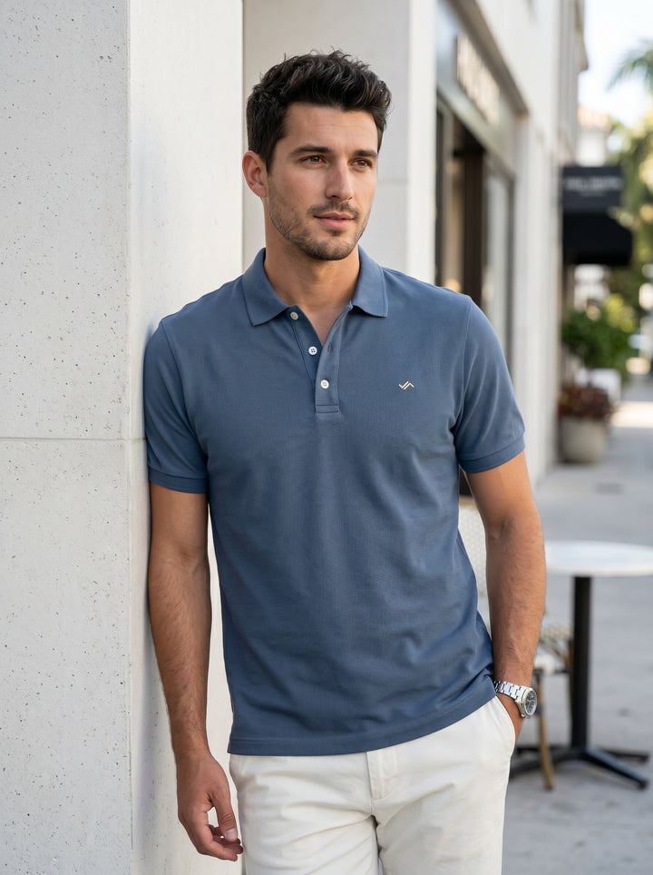Men’s Premium Cotton Polo Shirt | بولو رجالي قطني فاخر