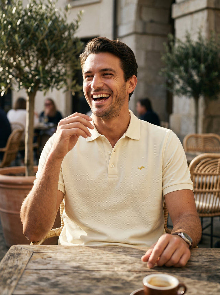 Men’s Premium Cotton Polo Shirt | بولو رجالي قطني فاخر