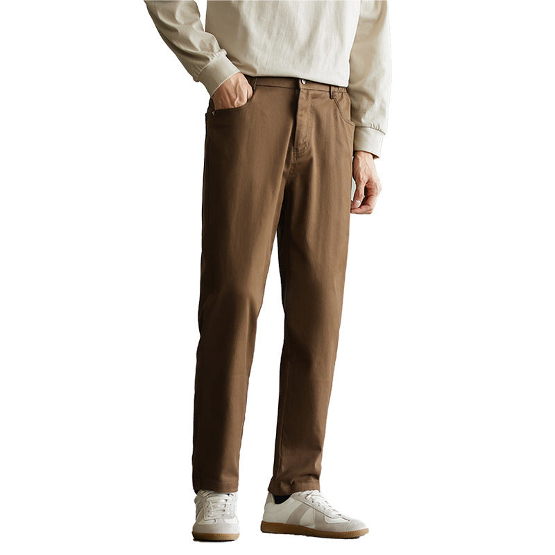 Men’s Heavy Stretch Jeans | Straight Leg Casual Denim