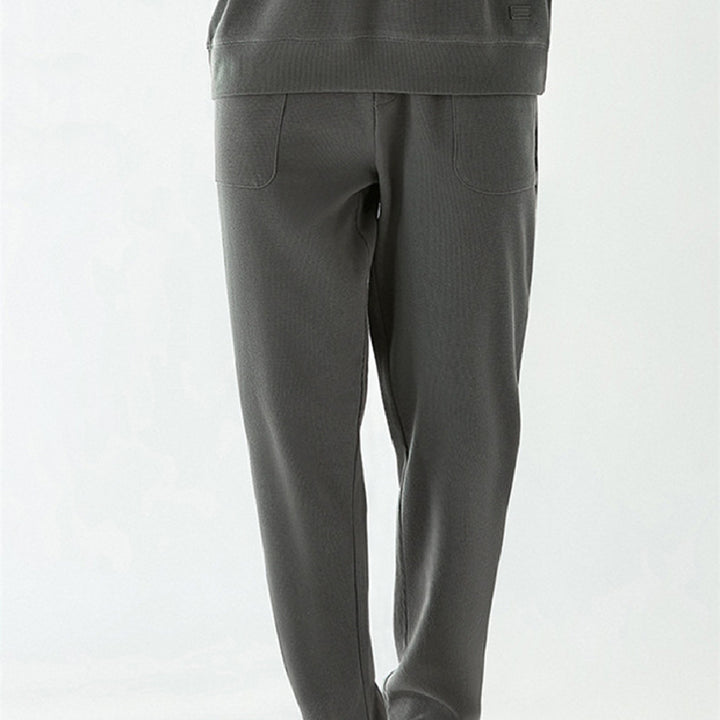 Men’s Knitted Straight Sweatpants | Casual Relaxed Fit