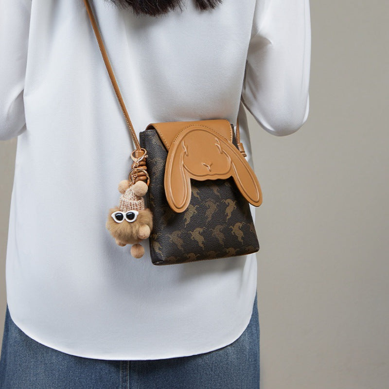 Women’s Autumn Crossbody Phone Bag | حقيبة هاتف نسائية كروس بودي بتصميم خريفي