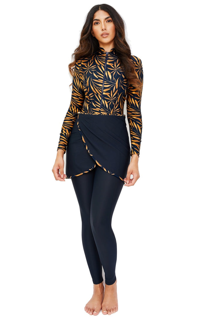 The Floral Active Burkini (3-Piece Set)