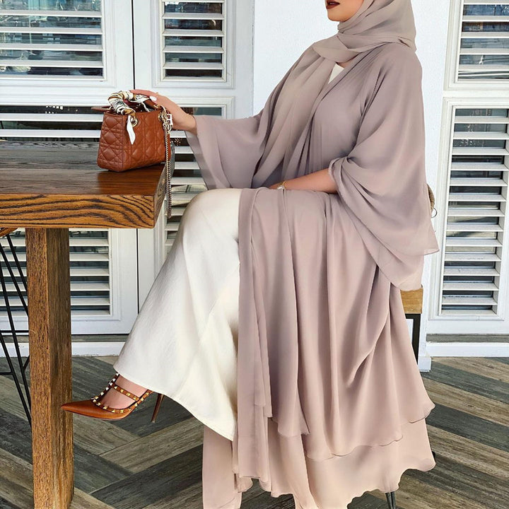 Premium Satin Open Abaya