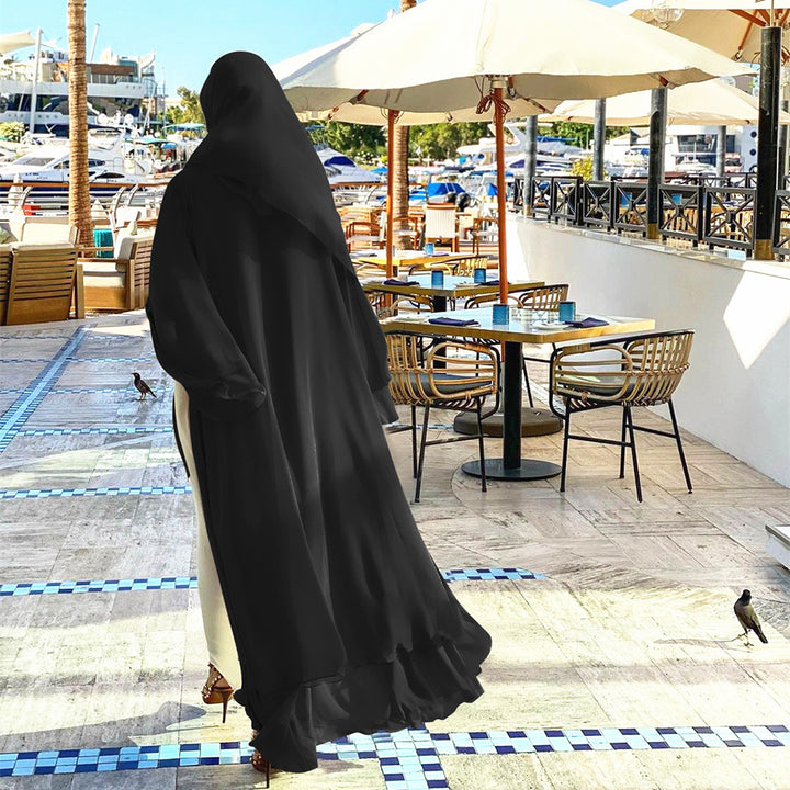Premium Satin Open Abaya