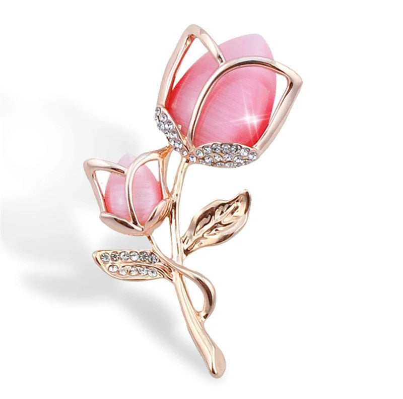 Women’s Crystal Bowknot Brooch Collection | بروش نسائي كريستال بتصميم فيونكة