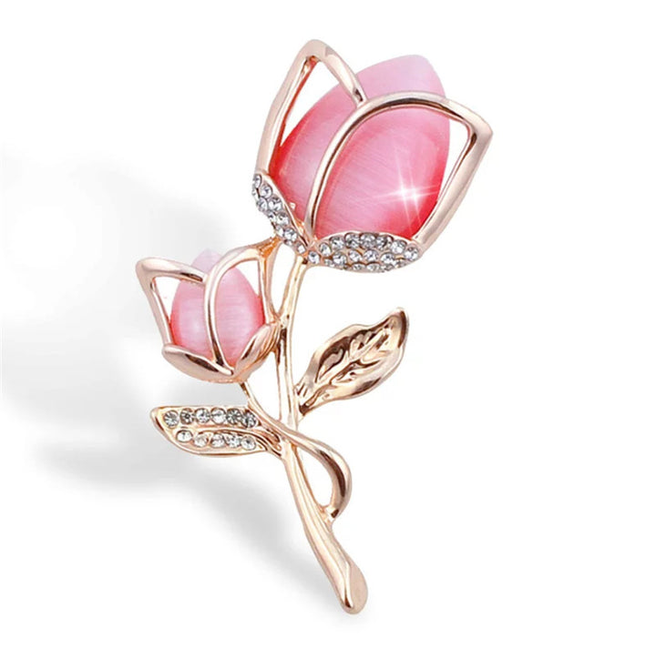 Women’s Crystal Bowknot Brooch Collection | بروش نسائي كريستال بتصميم فيونكة