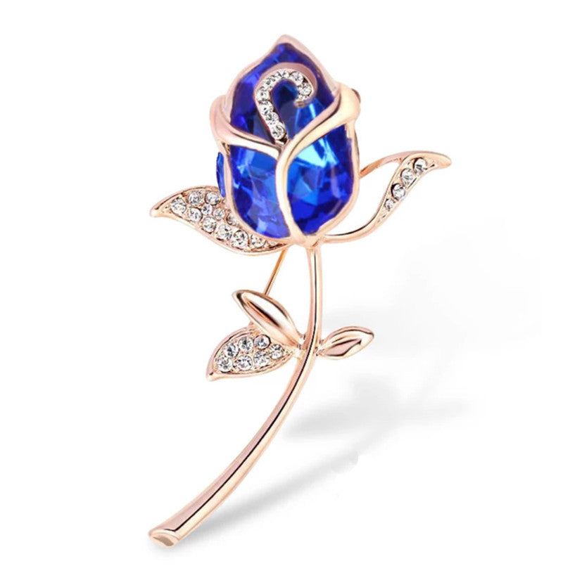 Women’s Crystal Bowknot Brooch Collection | بروش نسائي كريستال بتصميم فيونكة