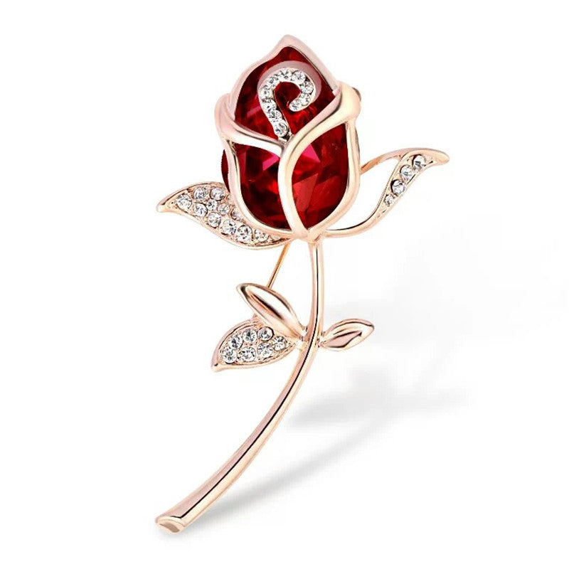 Women’s Crystal Bowknot Brooch Collection | بروش نسائي كريستال بتصميم فيونكة