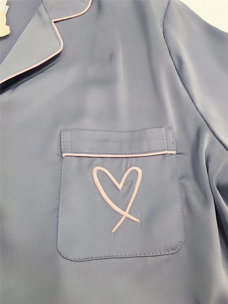 Women’s Ice Silk Pajamas Set | Cooling Elegant Sleepwear