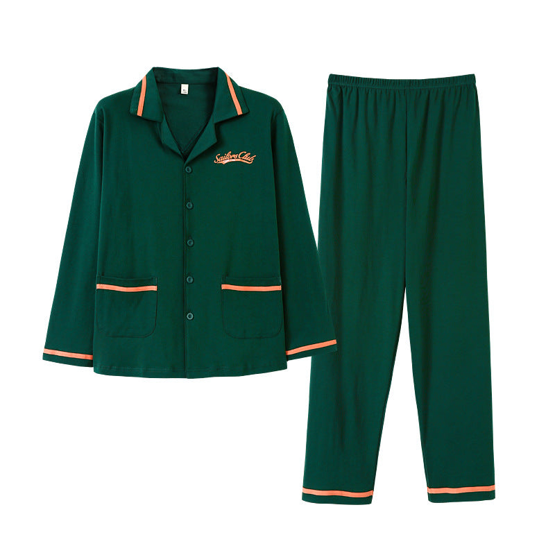 Men’s Cotton Pajamas Set | Classic Elegant Sleepwear