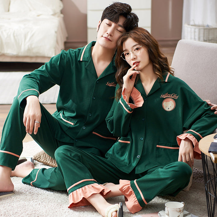 Men’s Cotton Pajamas Set | Classic Elegant Sleepwear