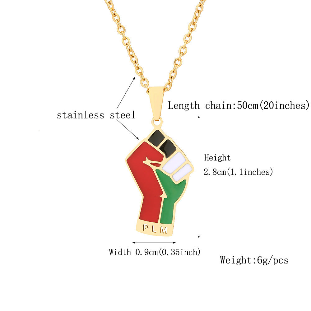 Women’s Heritage Map Pendant Necklace | قلادة خريطة أرضنا من تراث أهلنا