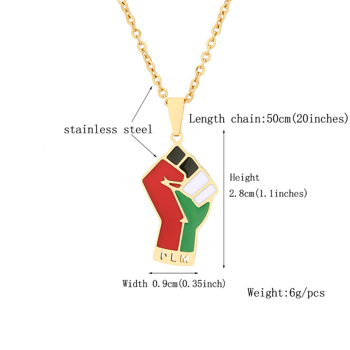 Women’s Heritage Map Pendant Necklace | قلادة خريطة أرضنا من تراث أهلنا