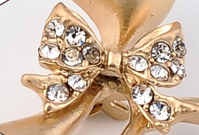 Women’s Rhinestone Cat Brooch | بروش نسائي مرصع بتصميم قطة أنيقة