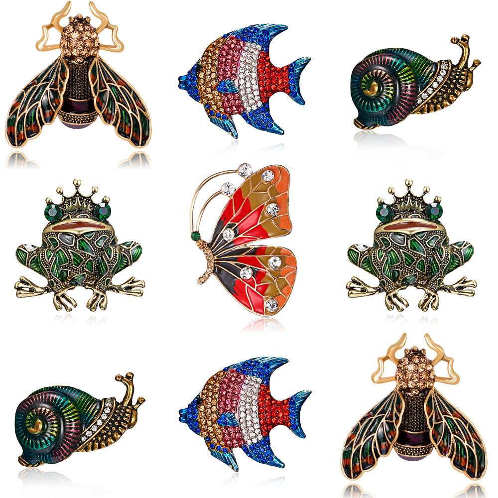 Women’s Cute Cartoon Alloy Brooch Collection | بروشات نسائية مرحة بتصاميم كرتونية