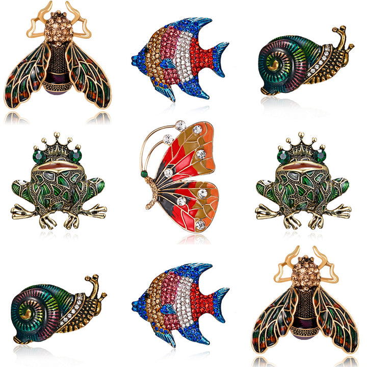 Women’s Cute Cartoon Alloy Brooch Collection | بروشات نسائية مرحة بتصاميم كرتونية