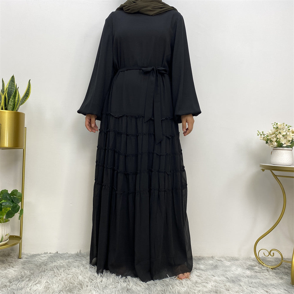 The Emerald Flowing Abaya