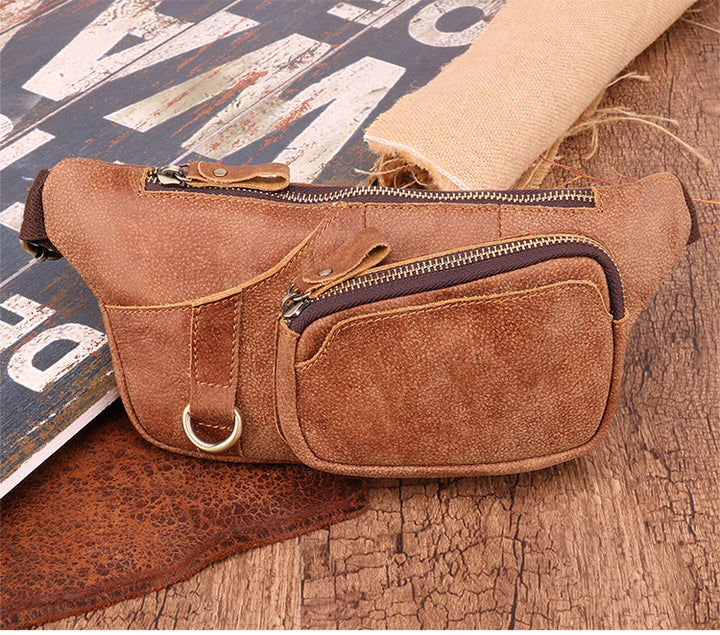 Leather Phone Waist Bag | حقيبة خصر وهاتف جلدية