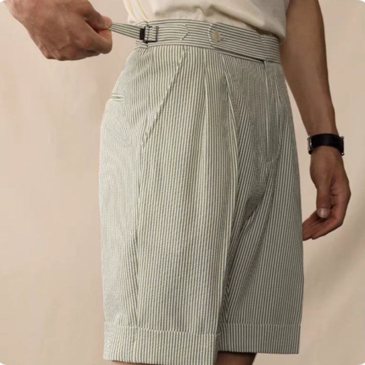 Men’s Bubble Fabric Shorts | Breathable Mid-Waist Casual Style