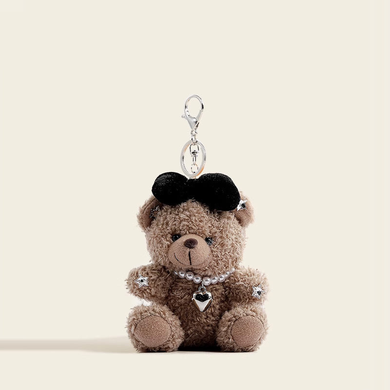 Women’s Teddy Bear Bag Charm Keychain | تعليقة حقيبة نسائية بتصميم دب لطيف