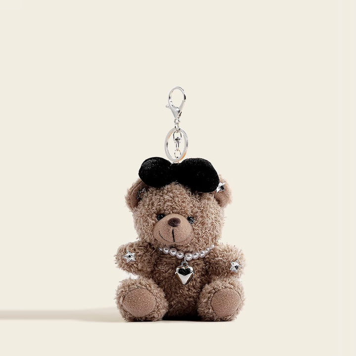 Women’s Teddy Bear Bag Charm Keychain | تعليقة حقيبة نسائية بتصميم دب لطيف