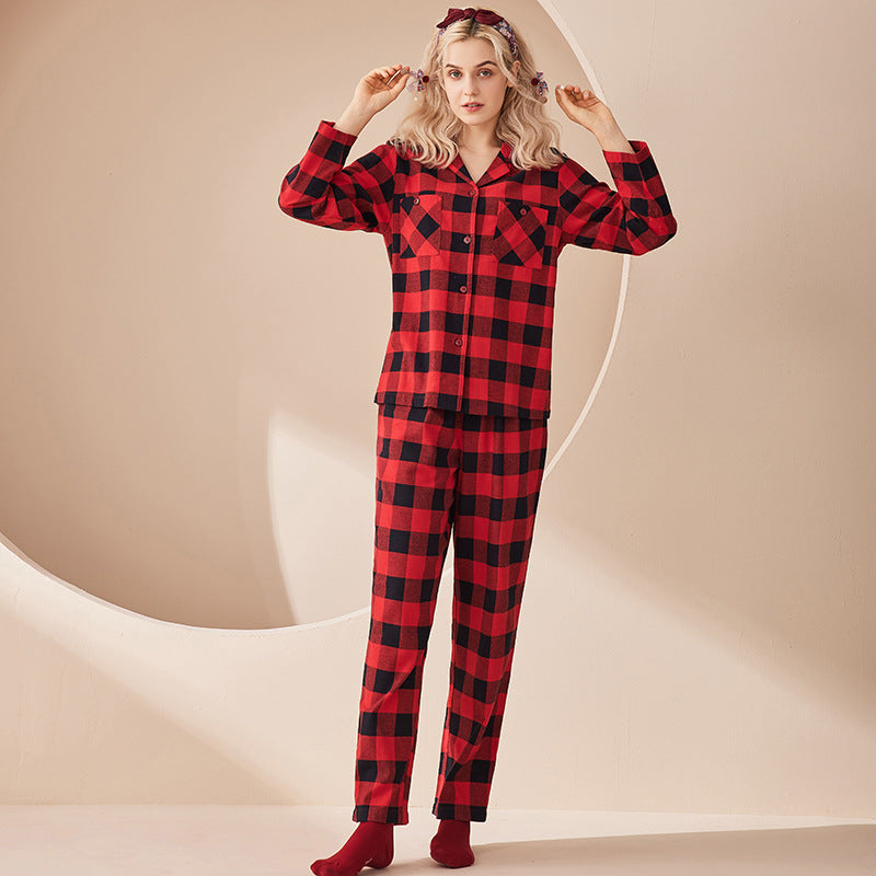 The Premium Thickened Cotton Plaid Set