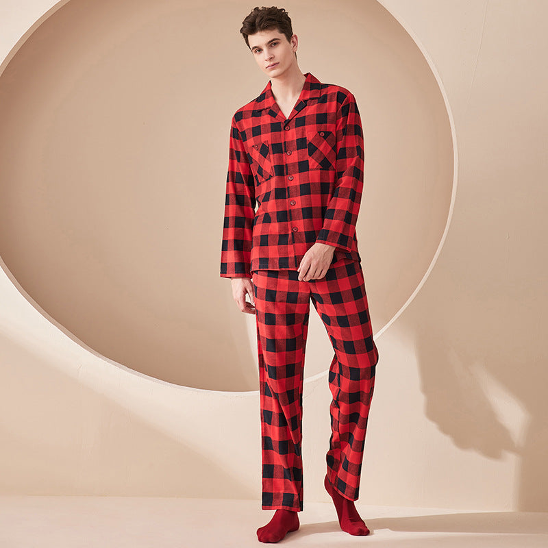 The Premium Thickened Cotton Plaid Set