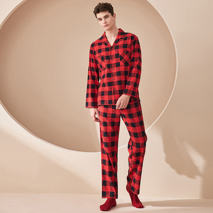 The Premium Thickened Cotton Plaid Set