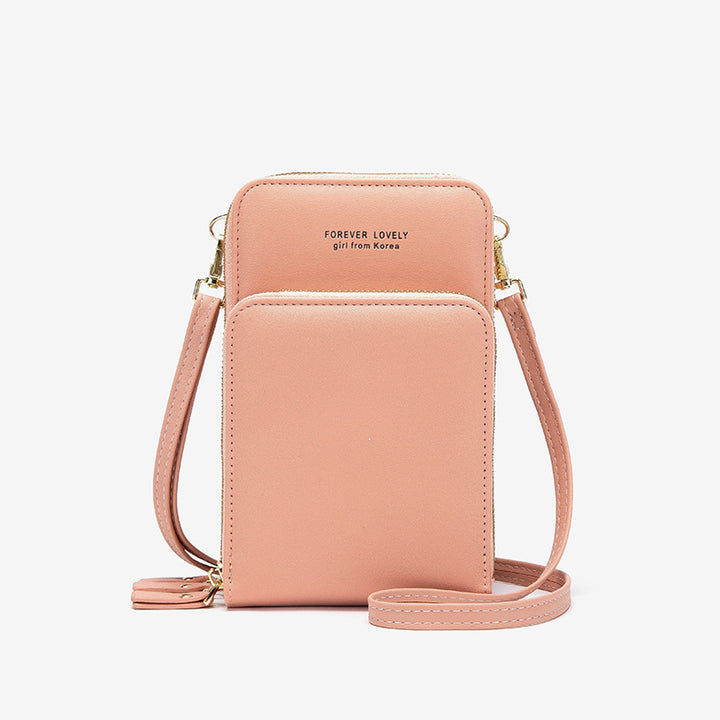 Women’s Tri-Fold Crossbody Phone Bag | حقيبة هاتف نسائية كروس بودي متعددة الجيوب