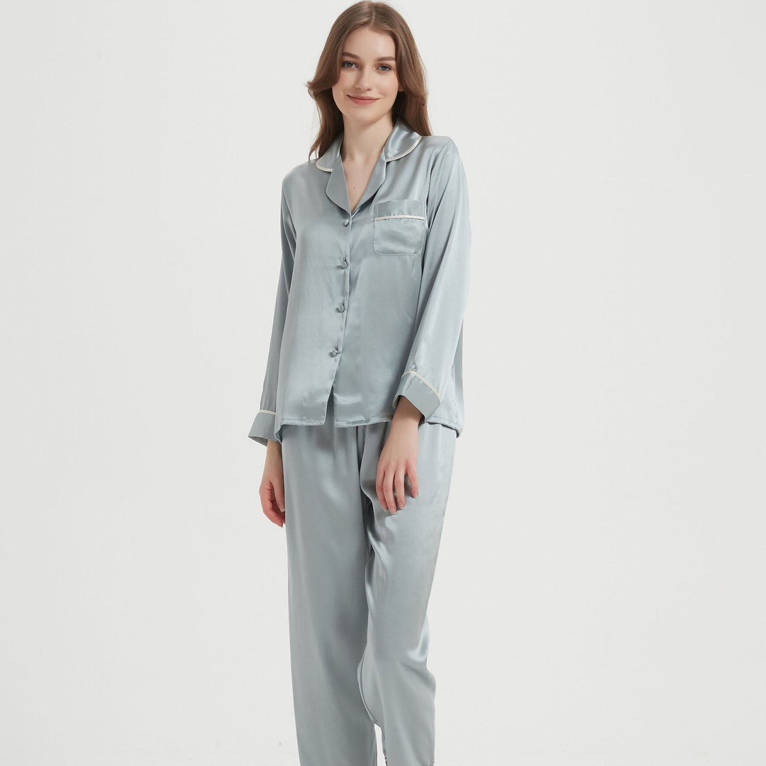 Women’s Silk Loungewear Set | Elegant Premium Sleepwear
