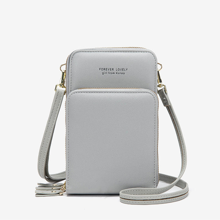 Women’s Tri-Fold Crossbody Phone Bag | حقيبة هاتف نسائية كروس بودي متعددة الجيوب