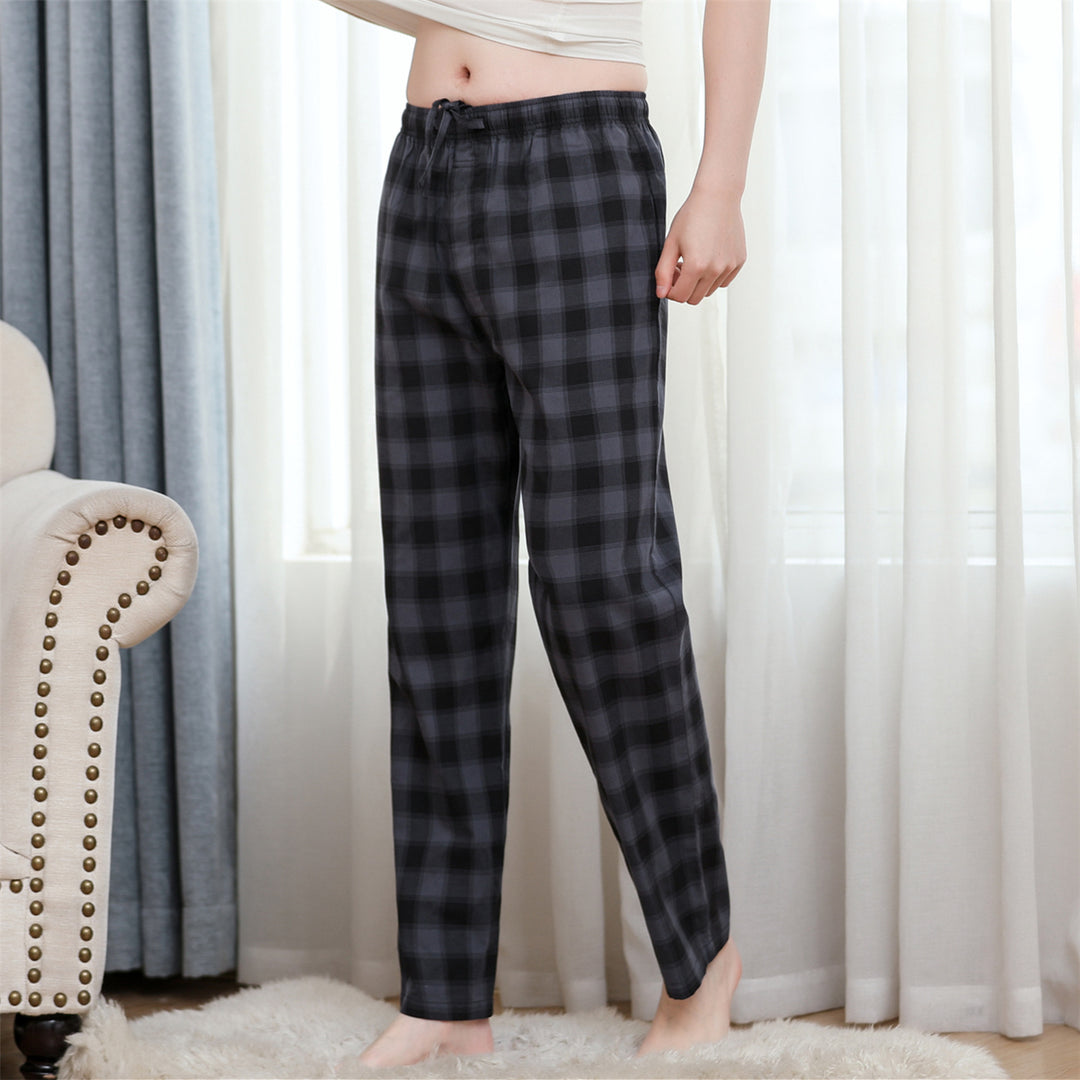 The Classic Cotton Plaid Lounge Pants