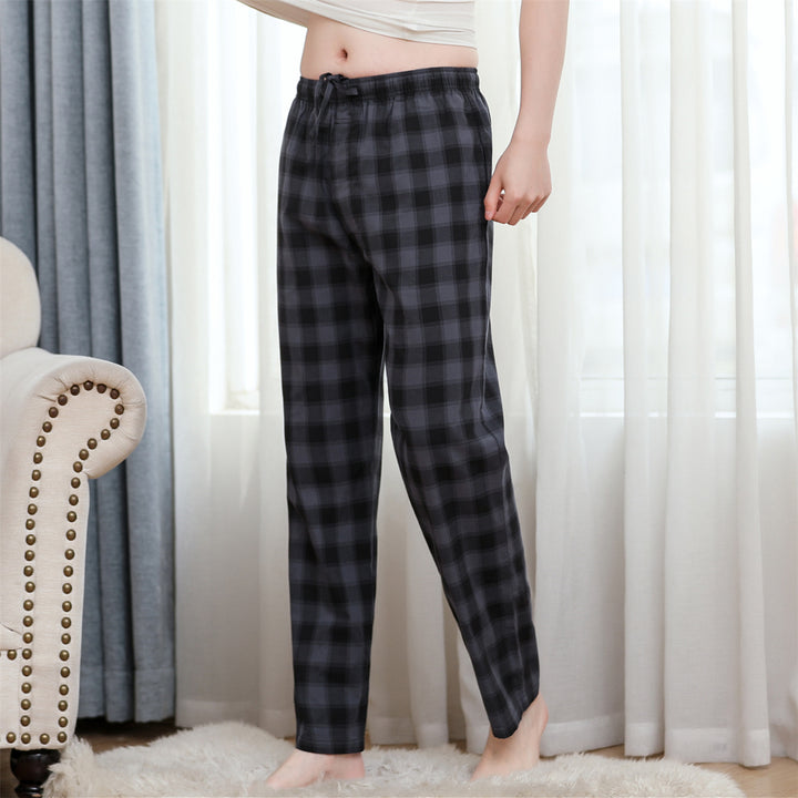 The Classic Cotton Plaid Lounge Pants