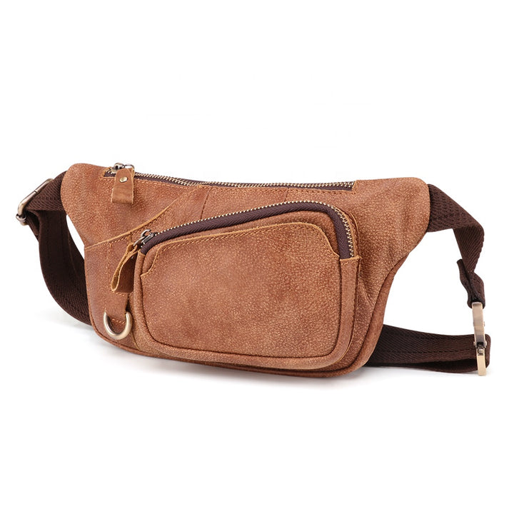 Leather Phone Waist Bag | حقيبة خصر وهاتف جلدية