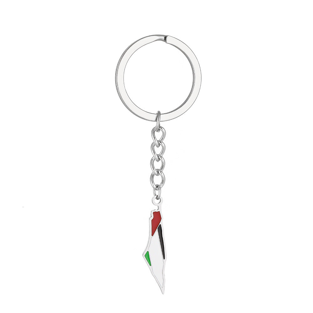 Heritage Map Keychain Accessories | ميداليات خريطة أرضنا من تراث أهلنا