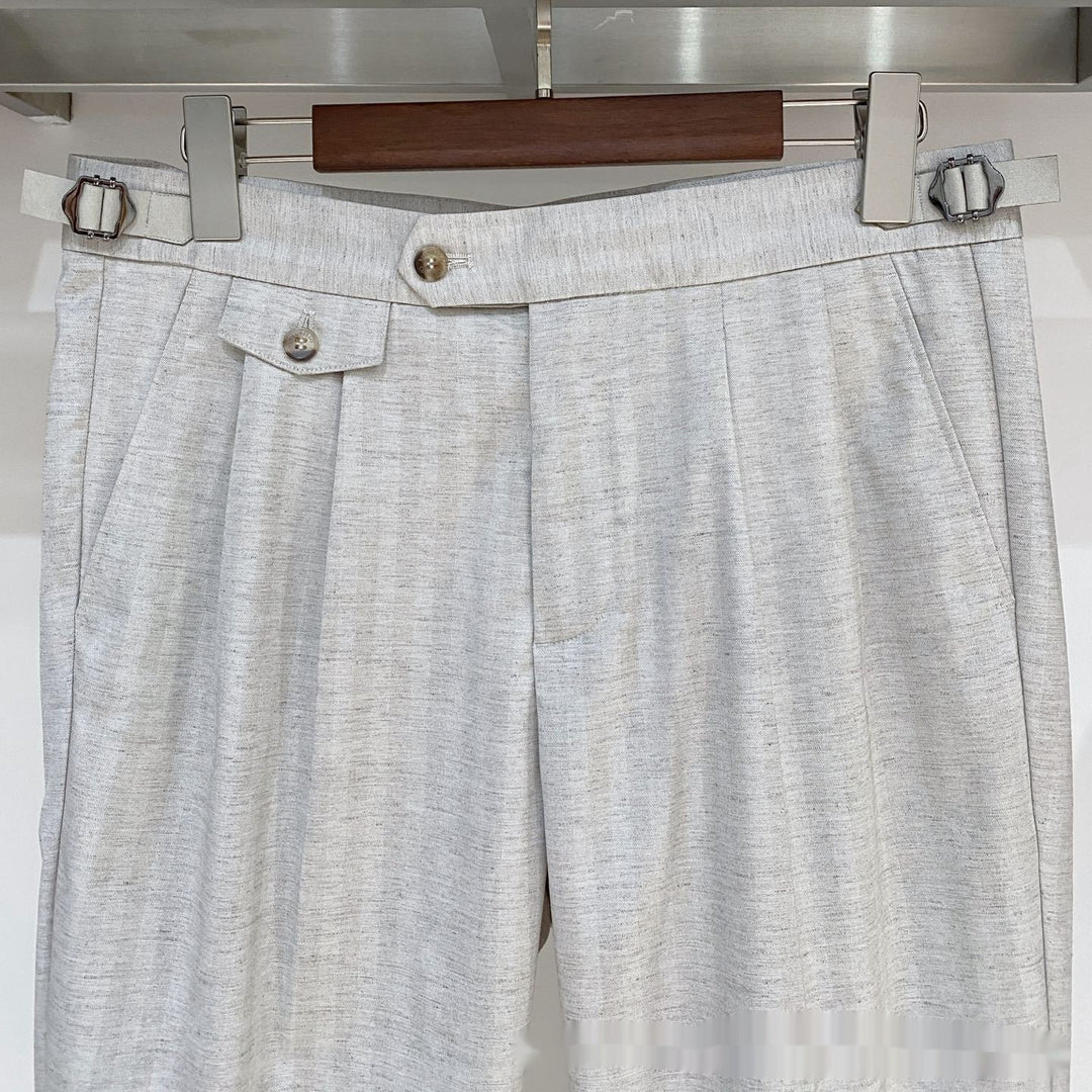 Men’s Business Casual Dress Trousers | Solid Color Tailored Pants