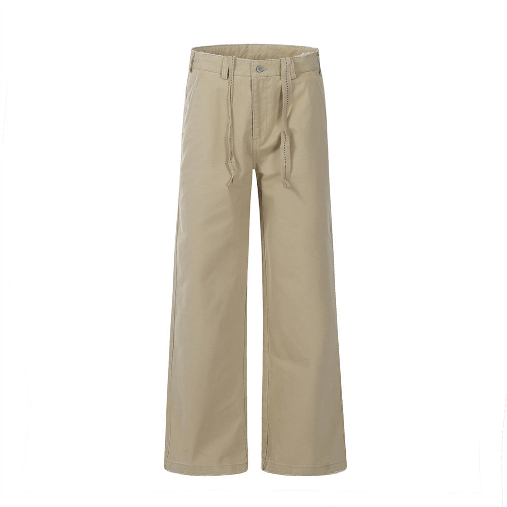Men’s Wide Leg Casual Pants | Loose Solid Color Trousers