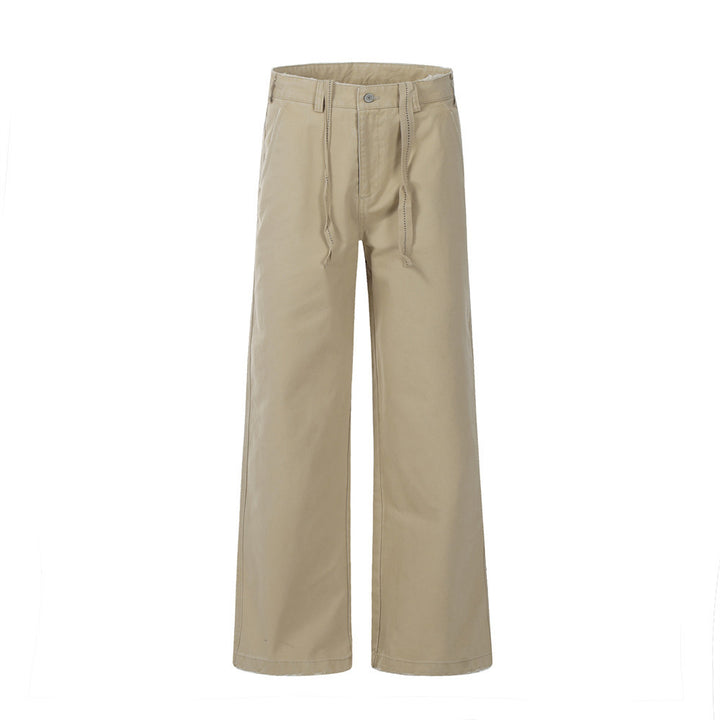 Men’s Wide Leg Casual Pants | Loose Solid Color Trousers
