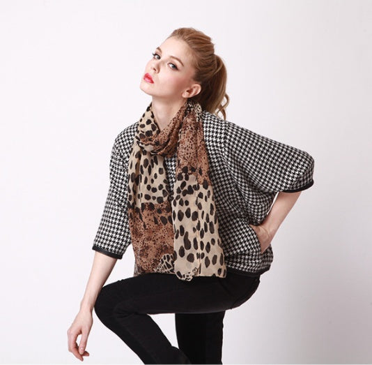 The Leopard Heritage Silk Scarf