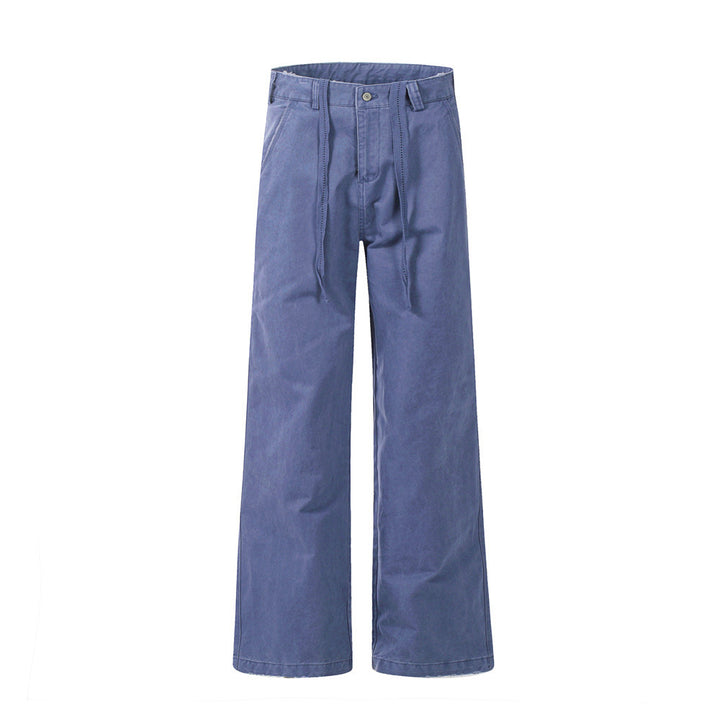 Men’s Wide Leg Casual Pants | Loose Solid Color Trousers