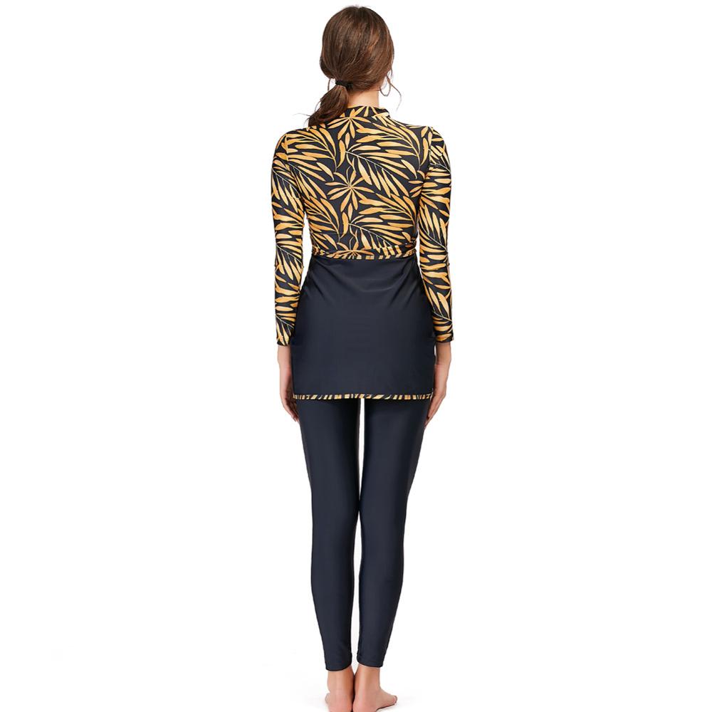 The Floral Active Burkini (3-Piece Set)