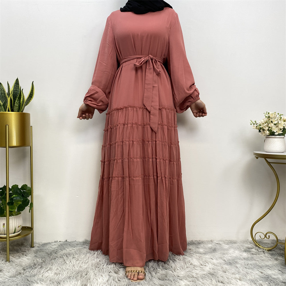 The Emerald Flowing Abaya