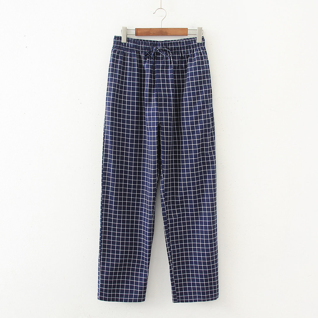The Classic Cotton Plaid Lounge Pants