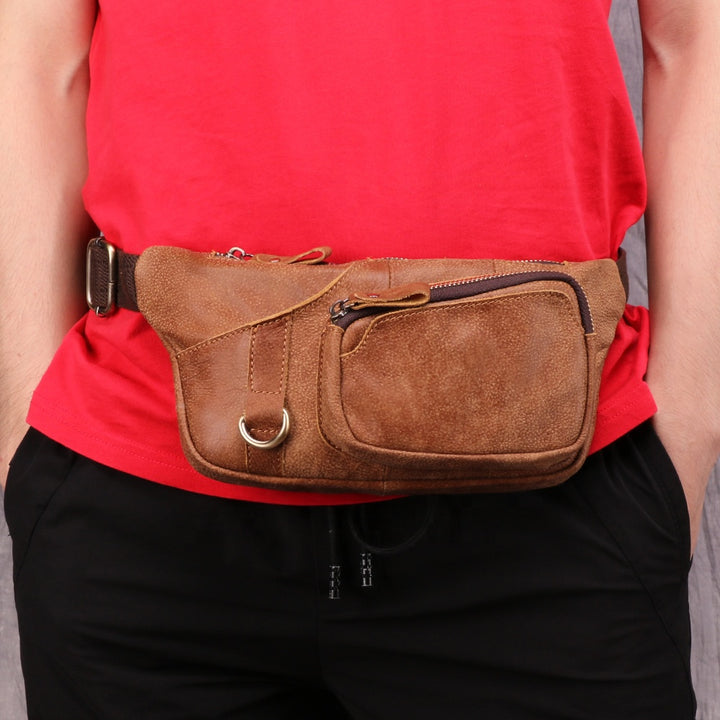 Leather Phone Waist Bag | حقيبة خصر وهاتف جلدية